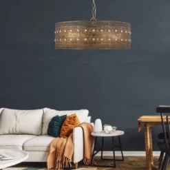 23.5" 3-Light Bryar Chandelier Brass/Crystal - River Of Goods -Adesso Sales Store GUEST 003998eb e8ce 4fef 957d 696eafc3d669