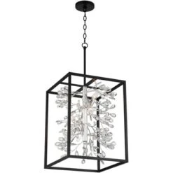 Possini Euro Design Black Silver Pendant Chandelier 15 1/4" Wide Modern Clear Crystal Flower Vine 4-Light Fixture For Dining Room House 13 Possini Euro Design Black Silver Pendant Chandelier 15 1/4" Wide Modern Clear Crystal Flower Vine 4-Light Fixture For Dining Room House -Adesso Sales Store GUEST 033b4ac6 8444 424e 853a 4c98b40734b7