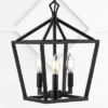 10" 3-Light Ojai Iron Classic Modern Lantern LED Pendant - JONATHAN Y