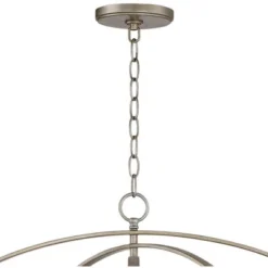 Possini Euro Design Tiller Champagne Satin Silver Pendant Chandelier 31 1/2" Wide Modern Open Orb Frame 8-Light Fixture For Dining Room Kitchen Island -Adesso Sales Store GUEST 03f0dab2 95c8 4960 9a04 5e46181766f3