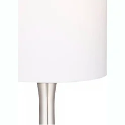 360 Lighting Modern Table Lamp With USB And AC Power Outlet Workstation Charging Base 24.5" High Brushed Nickel Droplet Living Room Desk Bedroom -Adesso Sales Store GUEST 04b40227 af1f 46f2 8b81 86237c997dae