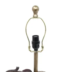 Elephant Table Lamp With Fabric Shade Brown - Lalia Home -Adesso Sales Store GUEST 06519c6f 252c 4777 a931 2c7b8742f661