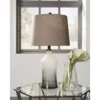 Set Of 2 Nollie Glass Table Lamps Gray - Signature Design By Ashley