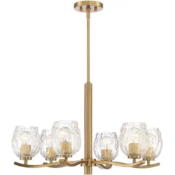 Stiffel Soft Gold Chandelier Lighting 29 1/4" Wide Modern Textured Clear Glass 6-Light Fixture For Dining Room House Kitchen Home 9 Stiffel Soft Gold Chandelier Lighting 29 1/4" Wide Modern Textured Clear Glass 6-Light Fixture For Dining Room House Kitchen Home -Adesso Sales Store GUEST 07e2269c ec3b 47b3 a6f4 9694e7c78297