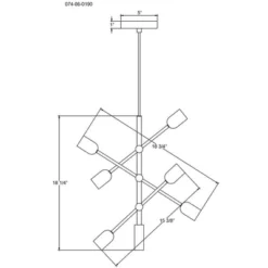 3-Arm Chandelier Brass (Includes Vintage Light Bulbs) - Threshold™ -Adesso Sales Store GUEST 0bde6637 1ee1 44a3 a54a 4cd8213f2c1f