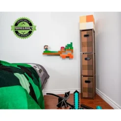 Ukonic Minecraft Brownstone Torch Standing Floor Lamp And Storage Unit | 5 Feet Tall -Adesso Sales Store GUEST 0c7bde13 0c1b 401d a137 cb3d1e1fe447