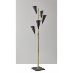 71.5" Owen Tree Lamp Black - Adesso -Adesso Sales Store GUEST 0cb3afb2 0200 4afe 8603 1b02b145247f
