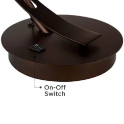 Possini Euro Design Modern Desk Lamps Set Of 2 With USB Port 22 1/2" High Bronze LED Clear Seeded Glass Shade For Bedroom Office 11 Possini Euro Design Modern Desk Lamps Set Of 2 With USB Port 22 1/2" High Bronze LED Clear Seeded Glass Shade For Bedroom Office -Adesso Sales Store GUEST 0ff4c6b4 a5f4 47c0 94cc 5397bebfb4f5