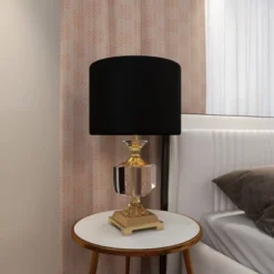 Crystal Table Lamp With Drum Shade Gold - Olivia & May 27 Crystal Table Lamp With Drum Shade Gold - Olivia & May -Adesso Sales Store GUEST 105bd525 980e 4922 b511 b81ed9106e1f