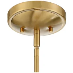 Possini Euro Design Orilla Brass Mini Pendant Light 11 3/4" Wide Mid Century Modern White Opal Glass Shade For Dining Room House Foyer Kitchen Island -Adesso Sales Store GUEST 11c36b58 0443 476e 9baa 627378216c17