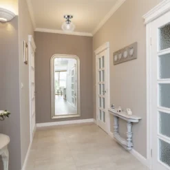 1 Light Harrow Semi Flush Mount Ceiling With Clear Glass Shade Chrome - Globe Electric -Adesso Sales Store GUEST 1332adf4 81b6 4e54 89c8 cc04dc3a4b26