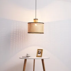 VidaLite - Nakuv Rattan And Velvet Pendant Light (Large) 5 VidaLite - Nakuv Rattan And Velvet Pendant Light (Large) -Adesso Sales Store GUEST 13ecb64d b2c4 455a bad9 1764d45a5025