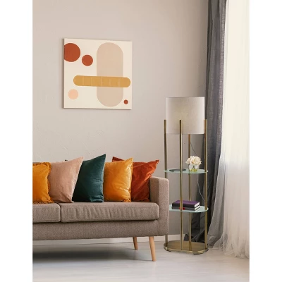 Norman Shelf Floor Lamp Antique Brass - Adesso 3 Norman Shelf Floor Lamp Antique Brass - Adesso - Image 3