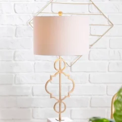 31" Metal July Table Lamp (Includes LED Light Bulb) Gold - JONATHAN Y -Adesso Sales Store GUEST 16311dbe ebf7 4c90 b81c f54bbf54a77d