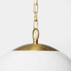 Milk Glass Ceiling Pendant Brass - Threshold™ Designed With Studio McGee -Adesso Sales Store GUEST 183bf4cf 1e46 4f50 816a 5abef6058a88