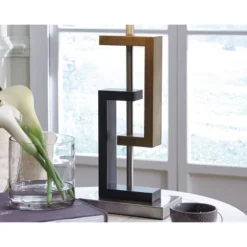 Set Of 2 Syler Table Lamps Brown/Silver - Signature Design By Ashley -Adesso Sales Store GUEST 1a08e8b0 098a 4d81 bce6 2cea2da688ad