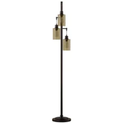 3 Head Bronze Floor Lamp With Dimpled Glass Shades - StyleCraft -Adesso Sales Store GUEST 1ccb92e7 2ad3 466f af91 6417f7343545