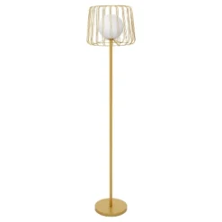 62.75" Lucas Caged Globe Shade Floor Lamp - River Of Goods -Adesso Sales Store GUEST 1eb6f7c6 c7ad 4fec 80e9 4dba9ad17a33