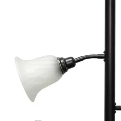 3 Light Restoration Floor Lamp With Scalloped Glass Shade Bronze - Elegant Designs -Adesso Sales Store GUEST 1f0f3582 8a32 4a5a b9f4 3367e17035b8