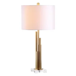 (Set Of 2) 32" Hopper Table Lamp Brass Gold (Includes LED Light Bulb) - Safavieh -Adesso Sales Store GUEST 1f77c6ac 6368 4fbf 9c0e 5f2322f0aad8