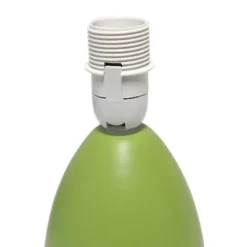9.45" 2pk Petite Ceramic Oblong Bedside Table Desk Lamps With Matching Tapered Drum Shade Green - Creekwood Home -Adesso Sales Store GUEST 235890fe 051a 4043 8e62 a8d9f8d292b6