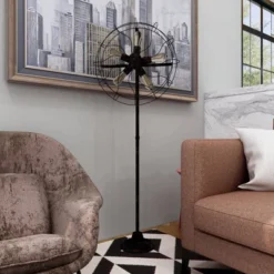 Industrial Metal Floor Lamp Brown - Olivia & May -Adesso Sales Store GUEST 25b9a746 e27e 4b48 bee4 ba401fb549fd