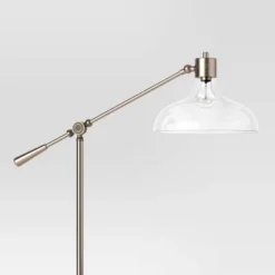 Crosby Bell Floor Lamp Brass With Glass Shade - Threshold™ -Adesso Sales Store GUEST 26149be8 59a3 4410 bac0 69bf4e1c57fc