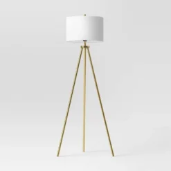 Ellis Tripod Floor Lamp Brass - Threshold™ -Adesso Sales Store GUEST 263804f4 23df 4efe ae72 a07eedaf8c93
