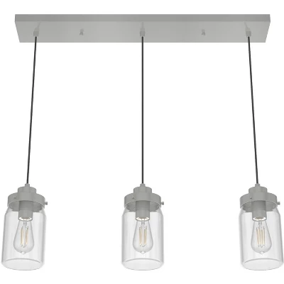 3-Light Devon Park Cluster Linear - Hunter Fan 3 3-Light Devon Park Cluster Linear - Hunter Fan - Image 3