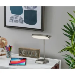 Radley Charge Table Lamp With Smart Switch Silver (Includes LED Light Bulb) - Adesso -Adesso Sales Store GUEST 28e7dfd0 12fc 4c0b bd1a 3bd04422a02b