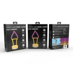 CIAO Tech Decorative Ice Cream Cone Neon Night Light LED Desk Table Lamp -Adesso Sales Store GUEST 28e8dde6 31f6 4087 a4bb 507cc32cd3db