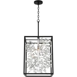 Possini Euro Design Black Silver Pendant Chandelier 15 1/4" Wide Modern Clear Crystal Flower Vine 4-Light Fixture For Dining Room House 14 Possini Euro Design Black Silver Pendant Chandelier 15 1/4" Wide Modern Clear Crystal Flower Vine 4-Light Fixture For Dining Room House -Adesso Sales Store GUEST 2c0ac3d2 f550 4e05 a701 cecb42c1b5ec