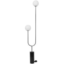 2-Light 73" X 16" Marble Orb Floor Lamp With Marble Base - Olivia & May -Adesso Sales Store GUEST 2d76bf06 8399 4d6a bbf8 5efa0d94faae