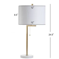 24.5" Metal/Marble Alyssa Table Lamp (Includes LED Light Bulb) Gold - JONATHAN Y -Adesso Sales Store GUEST 2ff455e2 73b3 4a01 a76b a6ff1d1f6f6d