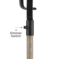 Franklin Iron Works Granada Rustic Farmhouse Tree Floor Lamp 64 1/4" Tall Black Faux Wood 3-Light Hammered Tinted Glass Shade For Living Room Reading -Adesso Sales Store GUEST 33528fd1 c200 45c8 ba65 6acf8819ef2b