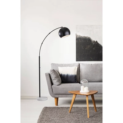 Astoria Arc Lamp Black - Adesso 1 Astoria Arc Lamp Black - Adesso