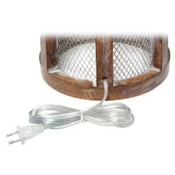 Wood Arch Farmhouse Old Table Lamp With Fabric Shade White - Lalia Home -Adesso Sales Store GUEST 352ada02 dbda 4594 a414 ab94a62b4679