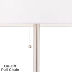 360 Lighting Caper Modern Floor Lamp With Tray Table 60 1/2" Tall Brushed Nickel USB And AC Power Outlet Off White Fabric Drum Shade For Living Room 12 360 Lighting Caper Modern Floor Lamp With Tray Table 60 1/2" Tall Brushed Nickel USB And AC Power Outlet Off White Fabric Drum Shade For Living Room -Adesso Sales Store GUEST 39252900 2aee 4822 a8bb d88171e5794d