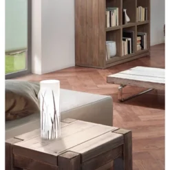 1-Light Rivato Table Lamp Chrome/White - EGLO -Adesso Sales Store GUEST 397191e7 864e 413f a992 a4e5437a0688