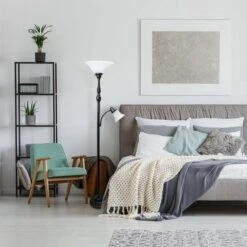 2 Light Restoration Mother Daughter Floor Lamp With Marble Glass Bronze - Elegant Designs -Adesso Sales Store GUEST 3b21cfb4 7dd5 4319 88d6 d5d448e61df3