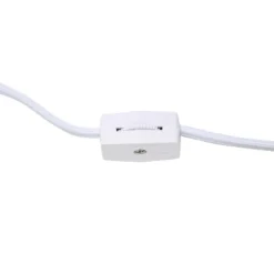 11.81" Traditional Petite Metal Stick Bedside Table Desk Lamp In Chrome With Fabric Shade Purple - Creekwood Home -Adesso Sales Store GUEST 3bb3e069 084c 4a04 8f61 9d25a0cabe6c 3