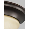 Sea Gull Lighting Three Light Ceiling Flush Mount