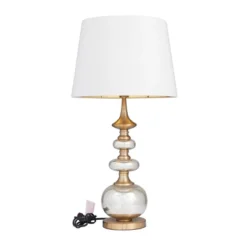 Linen Buffet Lamp With Tapered Shade Gold - Olivia & May -Adesso Sales Store GUEST 3f52b4a7 8c9c 471d 87ca ebea9a083383