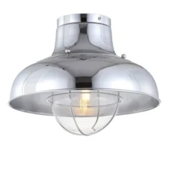 13" LED Metal Semi Flush Mount - Jonathan Y -Adesso Sales Store GUEST 3fdcd0ae 7304 4401 bf6e 9eceabf13fac