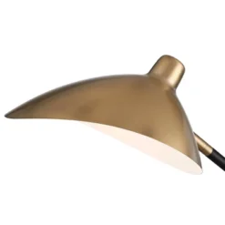 360 Lighting Colborne Modern Mid Century Desk Table Lamp 28" Tall Antique Brass Black With USB Charging Port LED For Bedroom Living Room Bedside Kids -Adesso Sales Store GUEST 41f1a6ca 7ef8 4232 8f46 74c25d4d5700