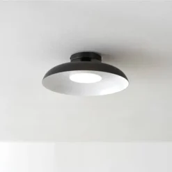 1-Light LED Integrated Matte Black Flush Mount Ceiling Light - Globe Electric -Adesso Sales Store GUEST 45038d43 012a 4e57 9f32 5d6c9116f2e4