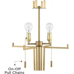 Possini Euro Design Palisade Modern Floor Lamp 64" Tall Satin Brass Metal Trimmed Fabric Tapered Drum Shade For Living Room Bedroom Office House Home -Adesso Sales Store GUEST 45d5e933 58c3 45e5 accc 52eb162f7d6b