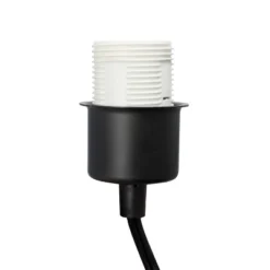 Etagere Organizer Wood Accented Storage Shelf And Wine Rack With Linen Shade Floor Lamp Black - Elegant Designs -Adesso Sales Store GUEST 4628fdaa 718b 4655 b3af 34b8901b398f