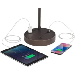 360 Lighting Colby Bronze Finish Desk Lamps Set Of 2 With Outlets And USB Ports -Adesso Sales Store GUEST 46fa9ad1 9bec 4289 8076 f495fd0b5b5b