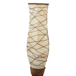 Traditional Bamboo Floor Lamp Brown - Olivia & May -Adesso Sales Store GUEST 4950e19e 9634 4b81 af05 f7bfbc80e5fc